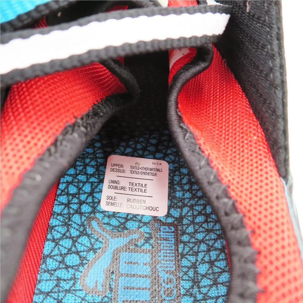 Puma shoes - PUMA Toori Run C - Toori Run - 186555 01 - Blue-White-Flame Scarlet (UPC: 886378021461) 12