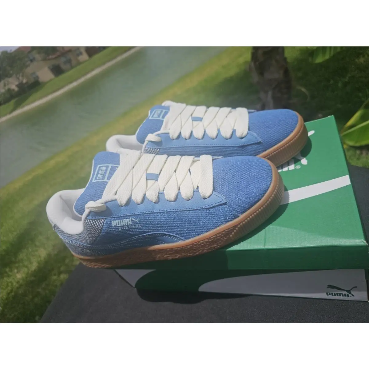 Puma shoes - PUMA Suede - Suede - 398397-01 - Blue 8