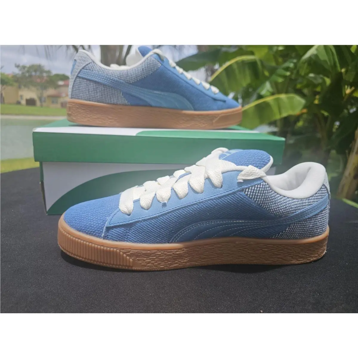 Puma shoes - PUMA Suede - Suede - 398397-01 - Blue 4