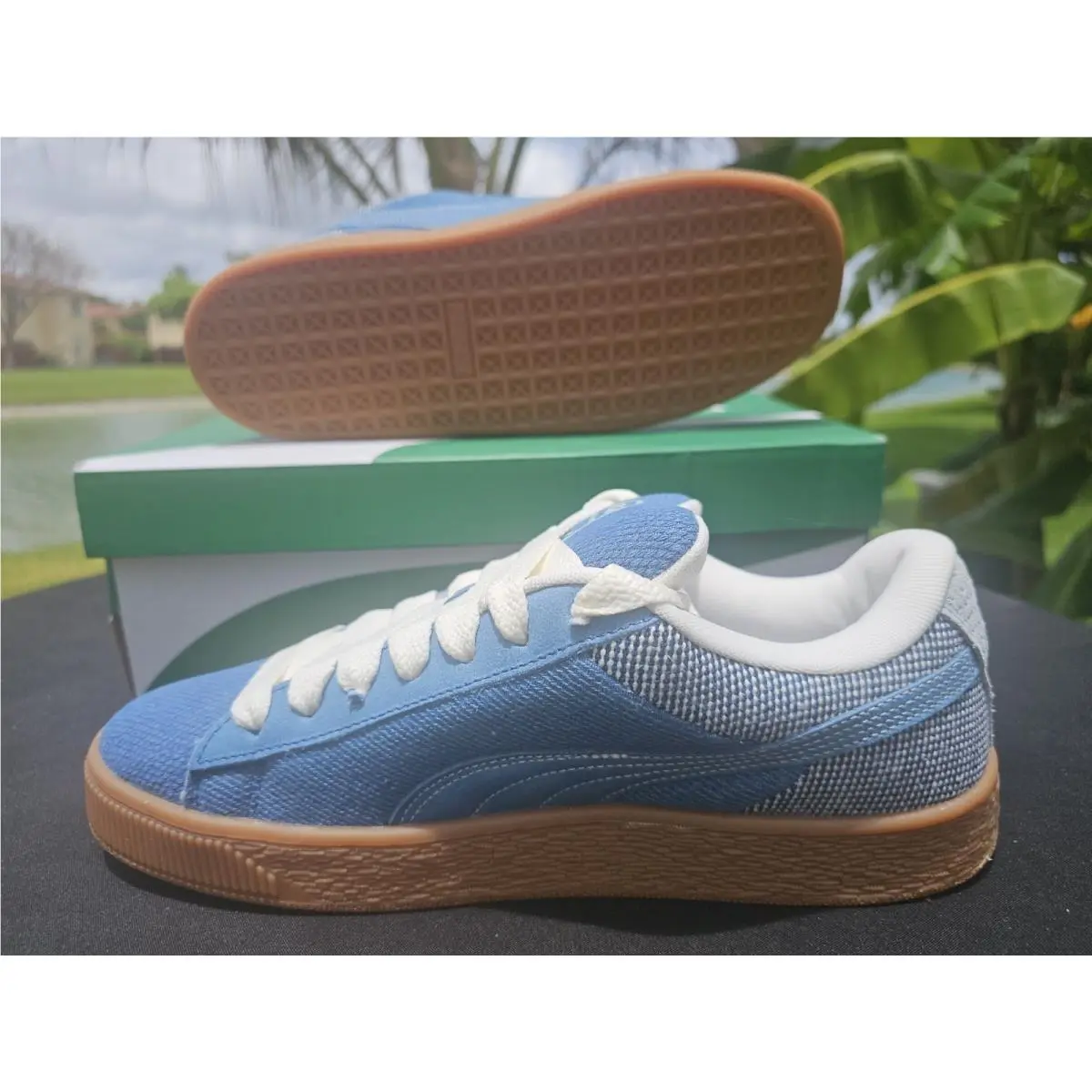 Puma shoes - PUMA Suede - Suede - 398397-01 - Blue 5