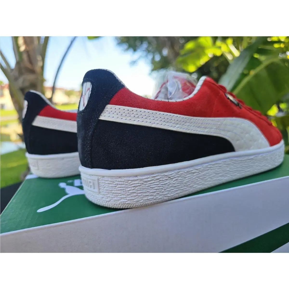 Puma shoes - PUMA Suede - Suede - 398873-01 - Red 8