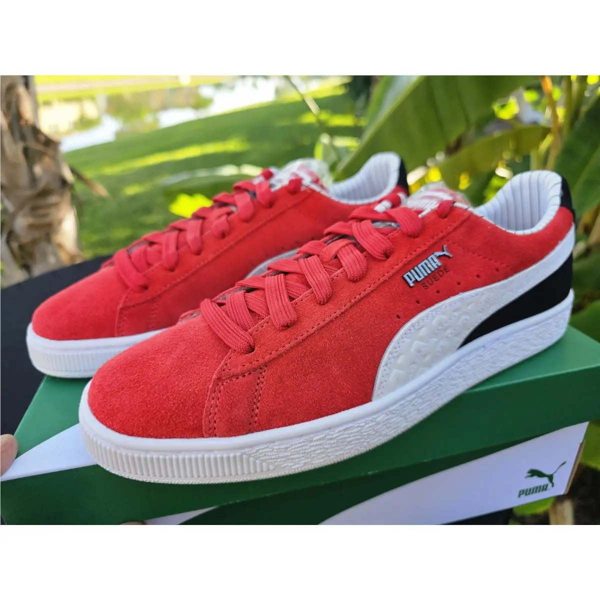 Puma shoes - PUMA Suede - Suede - 398873-01 - Red 11