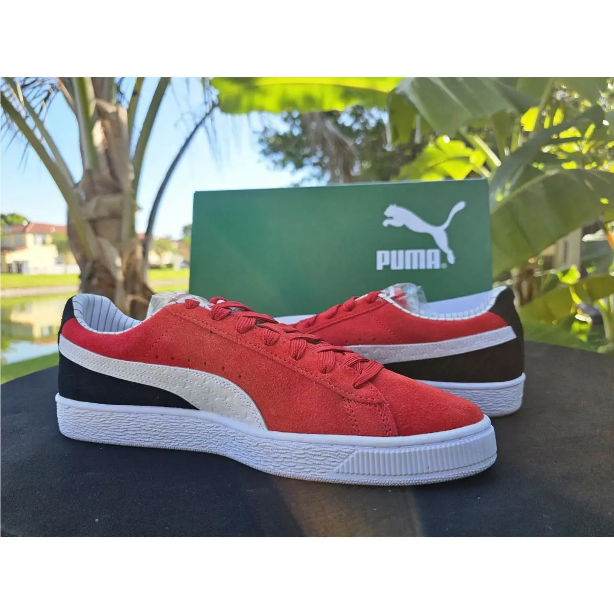 Puma shoes - PUMA Suede - Suede - 398873-01 - Red 0