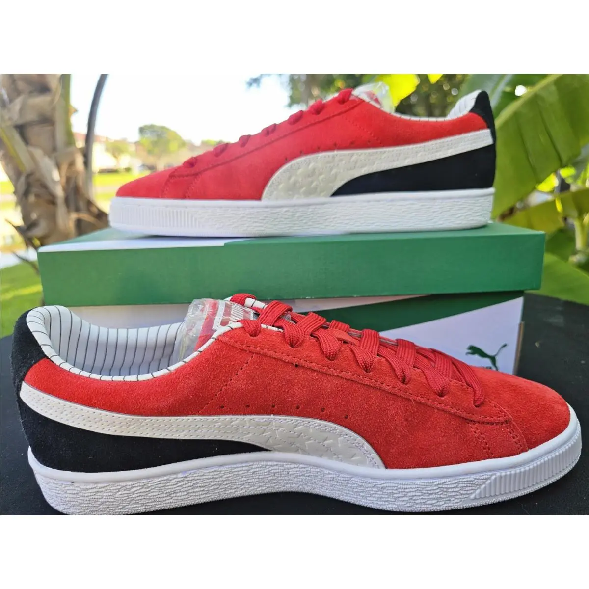 Puma shoes - PUMA Suede - Suede - 398873-01 - Red 1