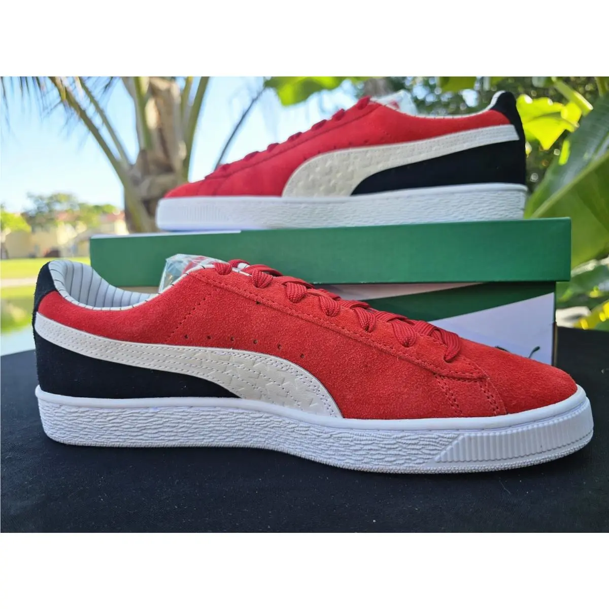 Puma shoes - PUMA Suede - Suede - 398873-01 - Red 2