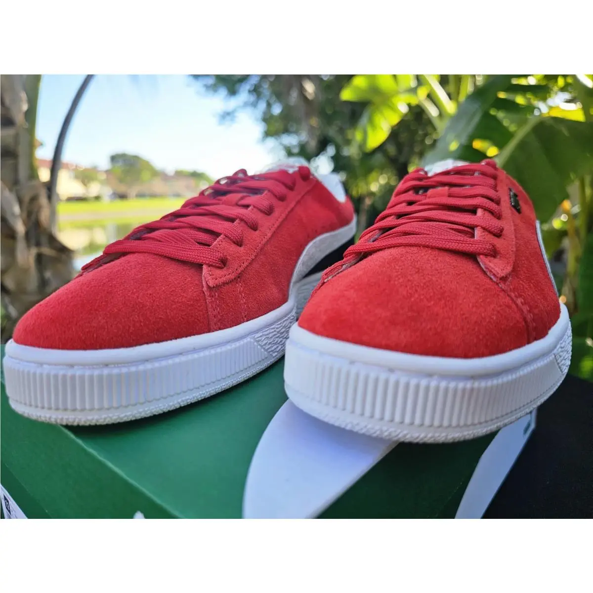 Puma shoes - PUMA Suede - Suede - 398873-01 - Red 5
