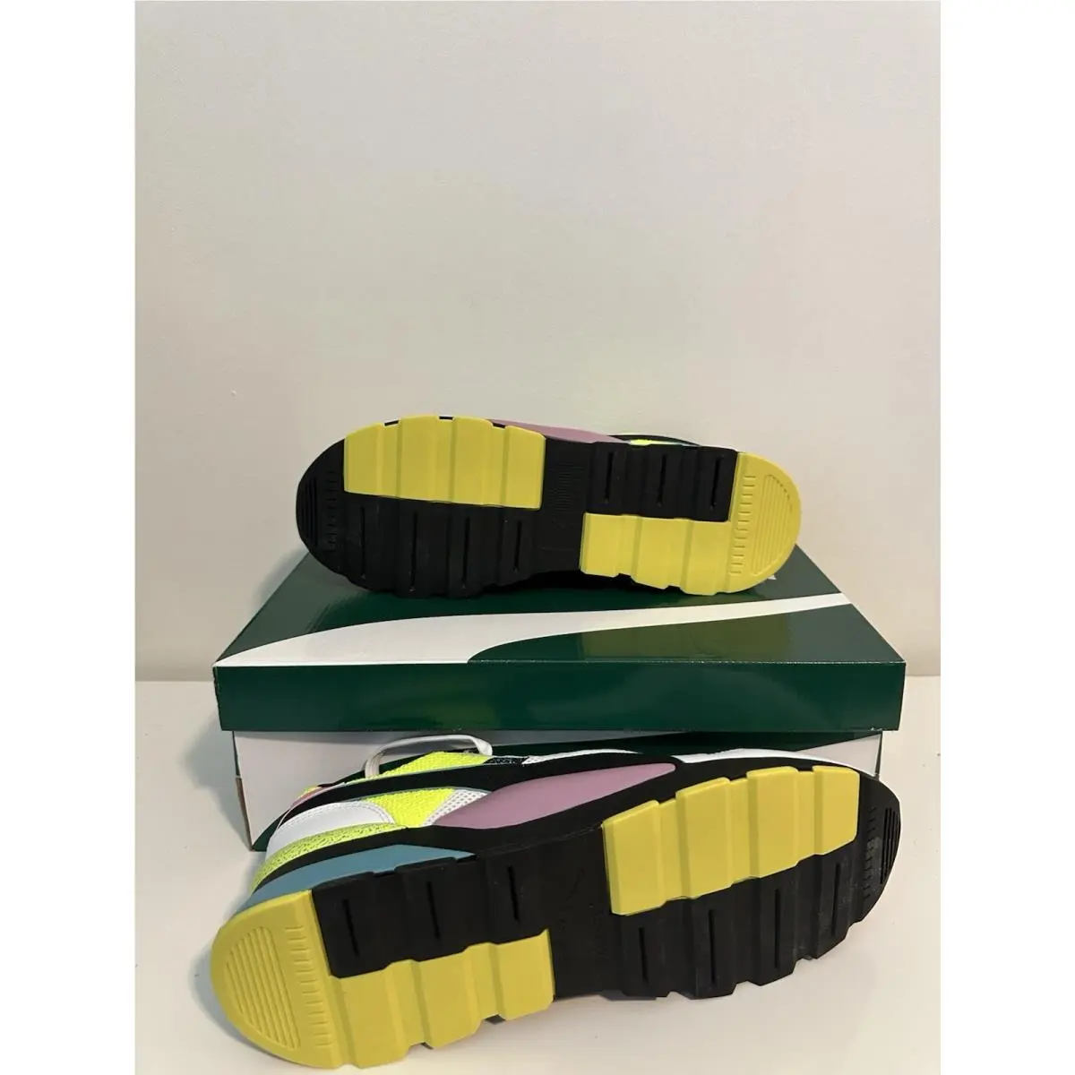 Puma shoes - Puma RS - 385812-01 - Puma White-Puma Black-Opera Mauve-Yellow Alert 0