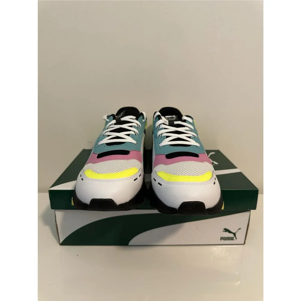 Puma shoes - Puma RS - 385812-01 - Puma White-Puma Black-Opera Mauve-Yellow Alert 2