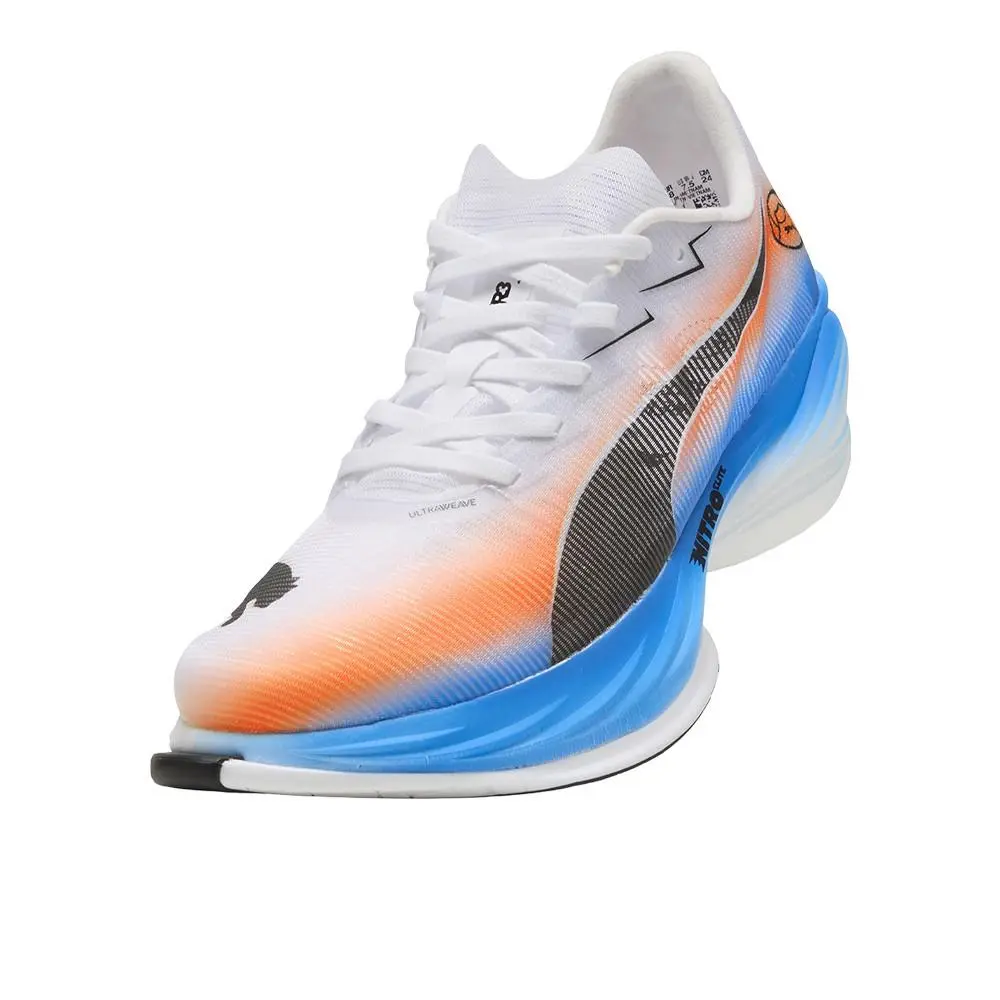 Puma shoes - PUMA Fast R Nitro Elite 3 Ekiden Racing - 31341901 - Blue, Orange, White (UPC: 199259410576) 4