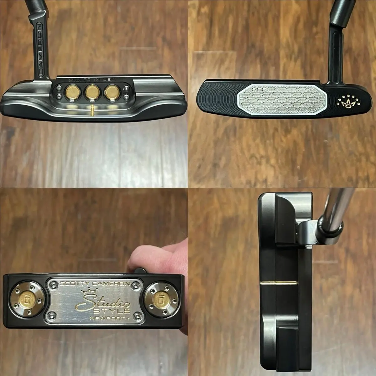 Scotty Cameron Studio Style Port Plus Putter - - Xtreme Dark Finish - Gld