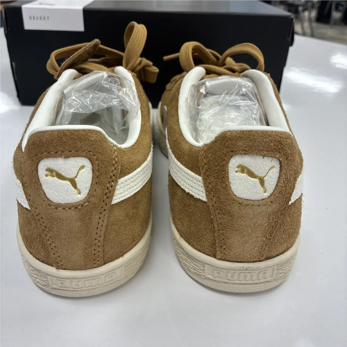 Puma shoes - PUMA Suede Charles F Stead V Lace Up - 40376703 - Brown 3