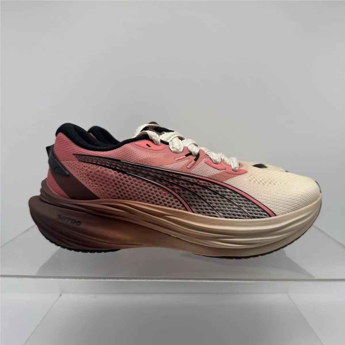 Puma Deviate Nitro 3 Brooklyn Circus Alpine Hibiscus Brown Men’s Size 8.5