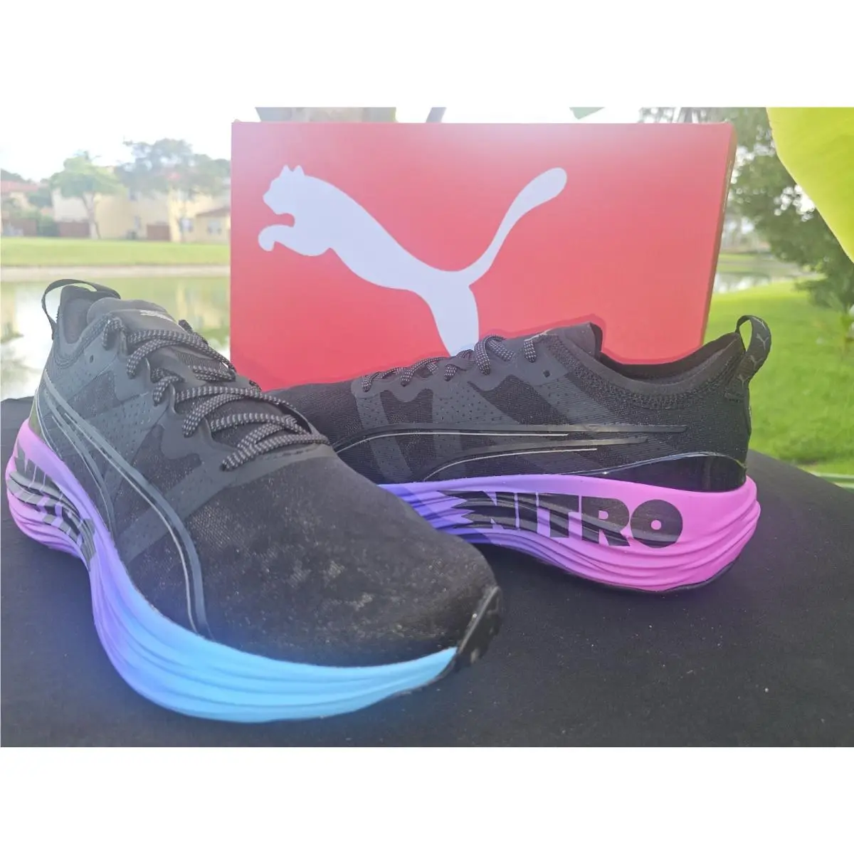Puma shoes - PUMA ForeverRun Nitro - ForeverRun Nitro - 380007-01 - Black 0