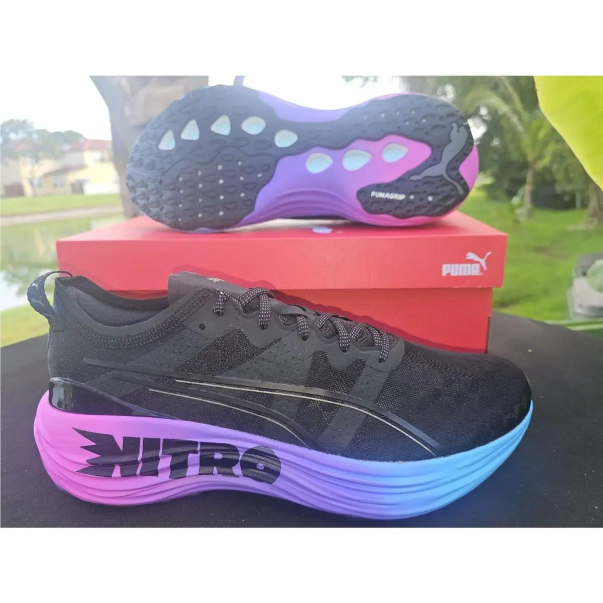 Puma shoes - PUMA ForeverRun Nitro - ForeverRun Nitro - 380007-01 - Black 5