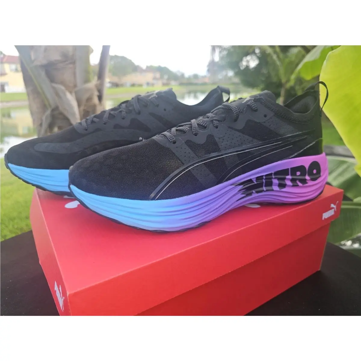 Puma shoes - PUMA ForeverRun Nitro - ForeverRun Nitro - 380007-01 - Black 7