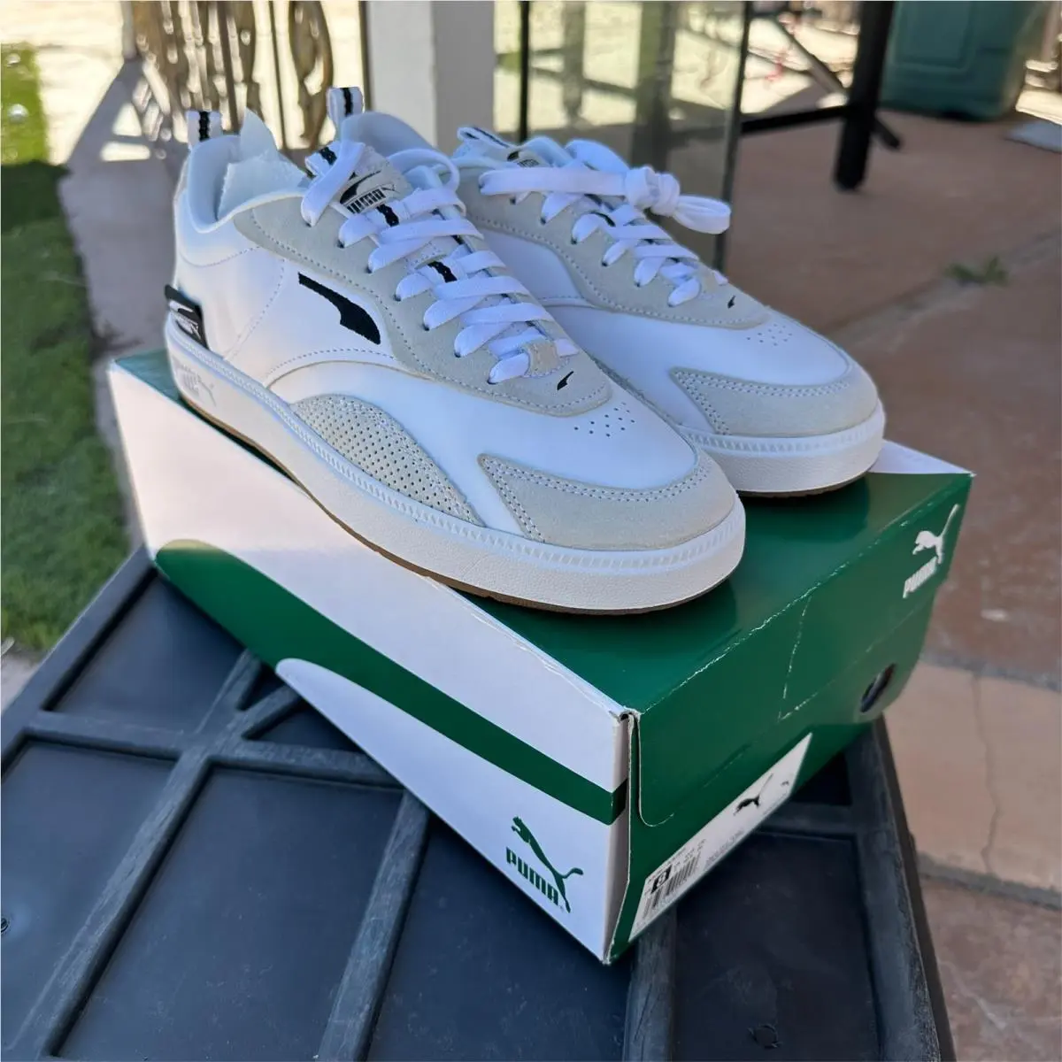 Puma Oslo Pro OG White Sneakers 374347-01 Men’s Size 8