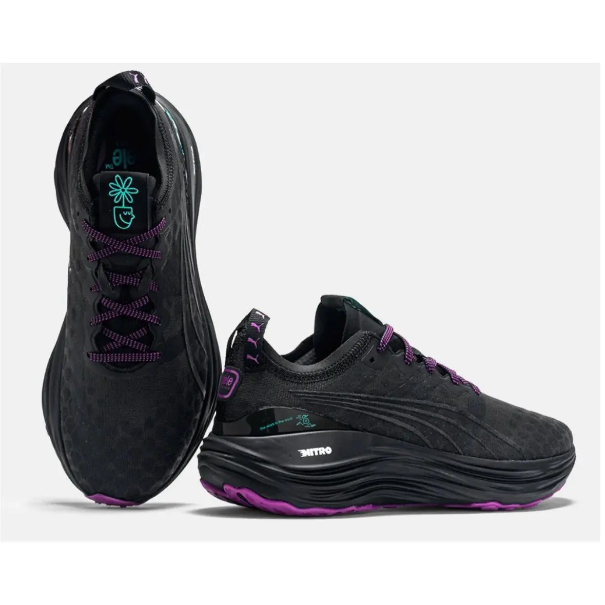 Puma shoes - PUMA ForeverRun Nitro - ForeverRun Nitro - Black 0