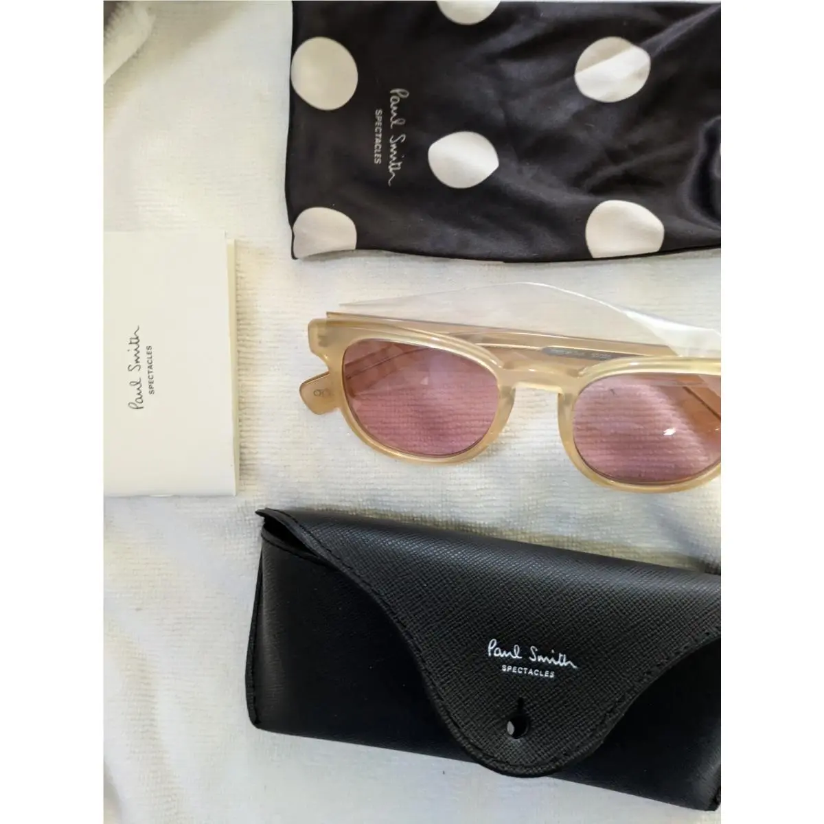 Paul Smith Hadrian PM8230SU Sunglasses Transparent Light Yellow Violet 50mm