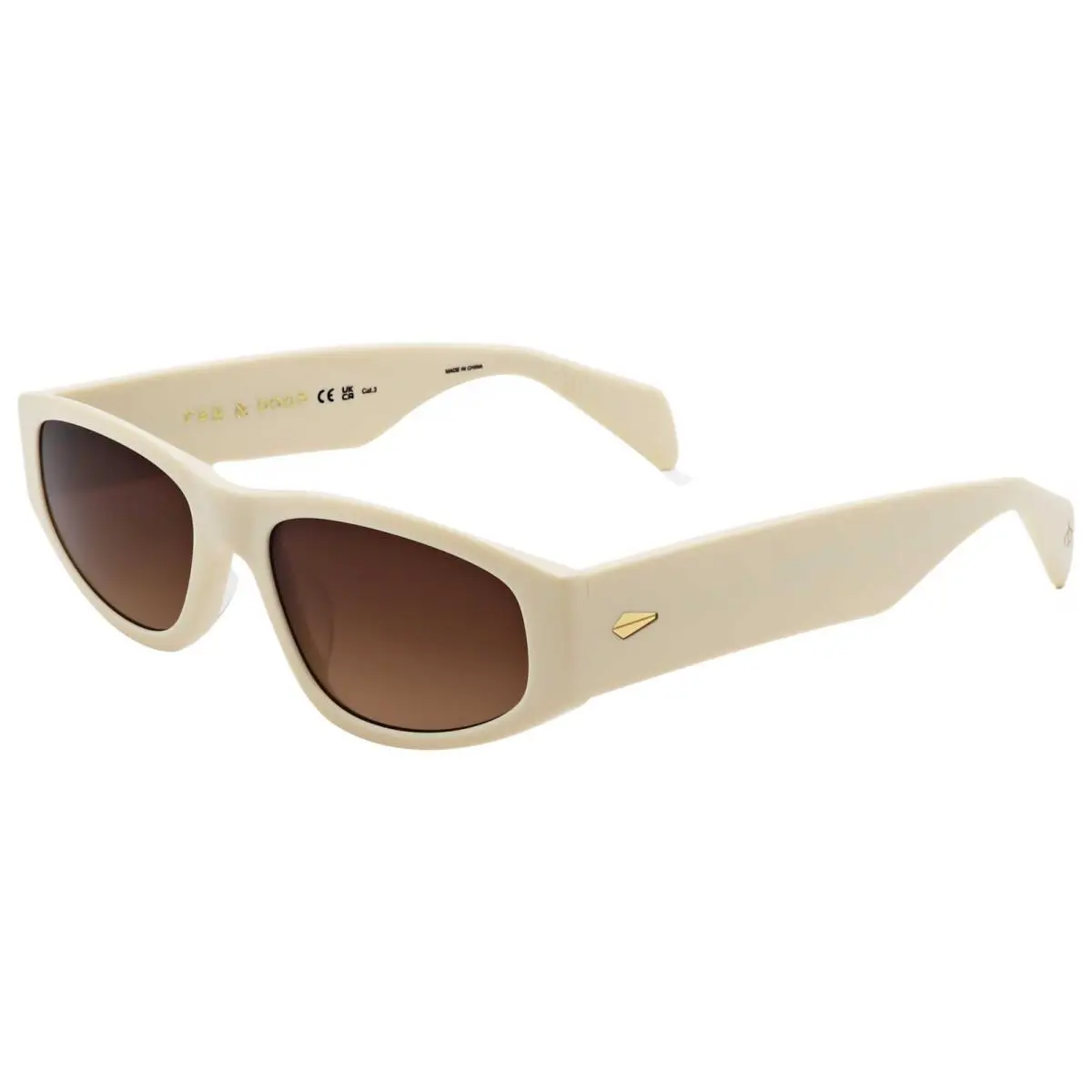Rag Bone Women`s 55 mm Cream Gold Sunglasses RNB1047-G-S-2MB-55