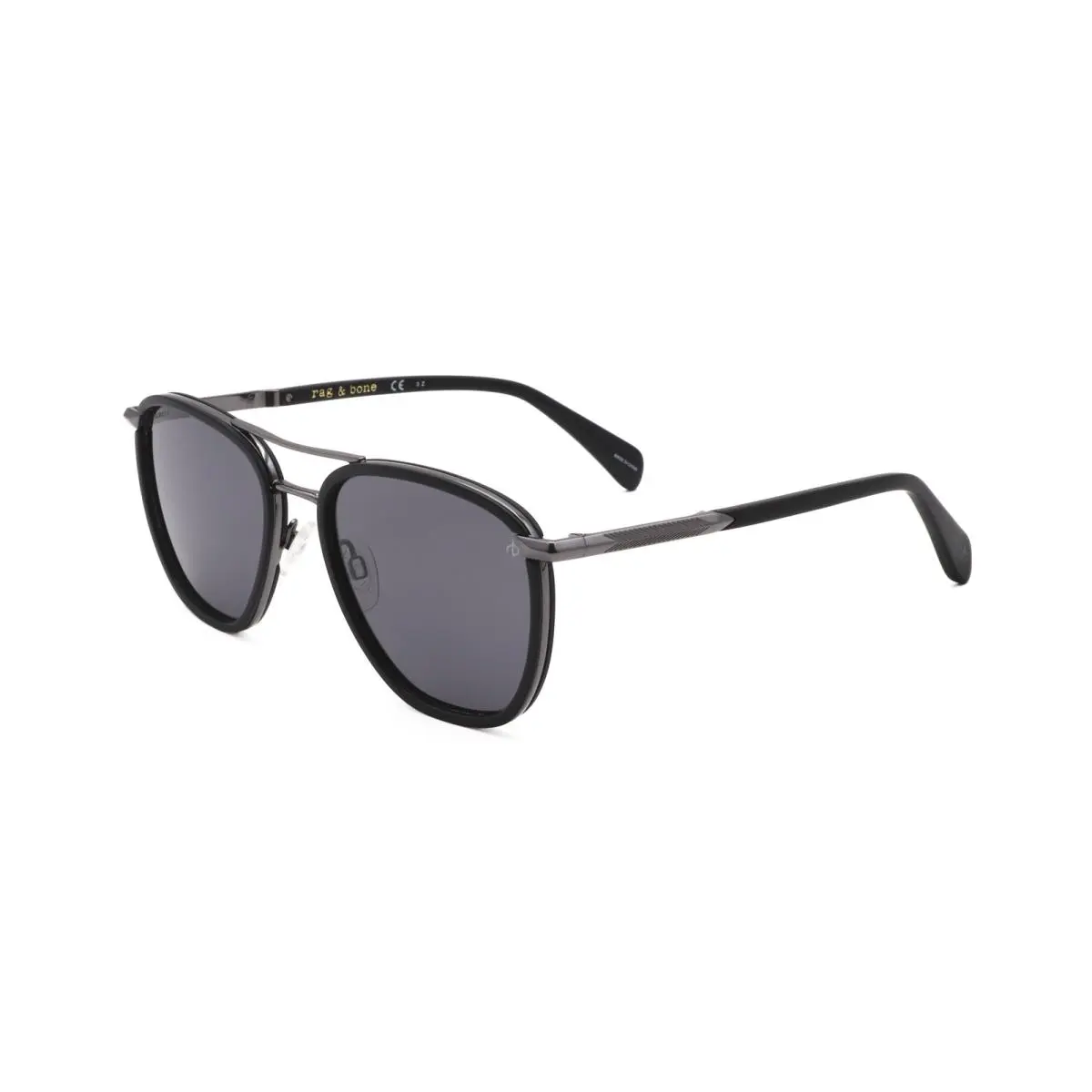 Rag Bone Men`s 54mm Black Sunglasses RNB5039-S-807-54