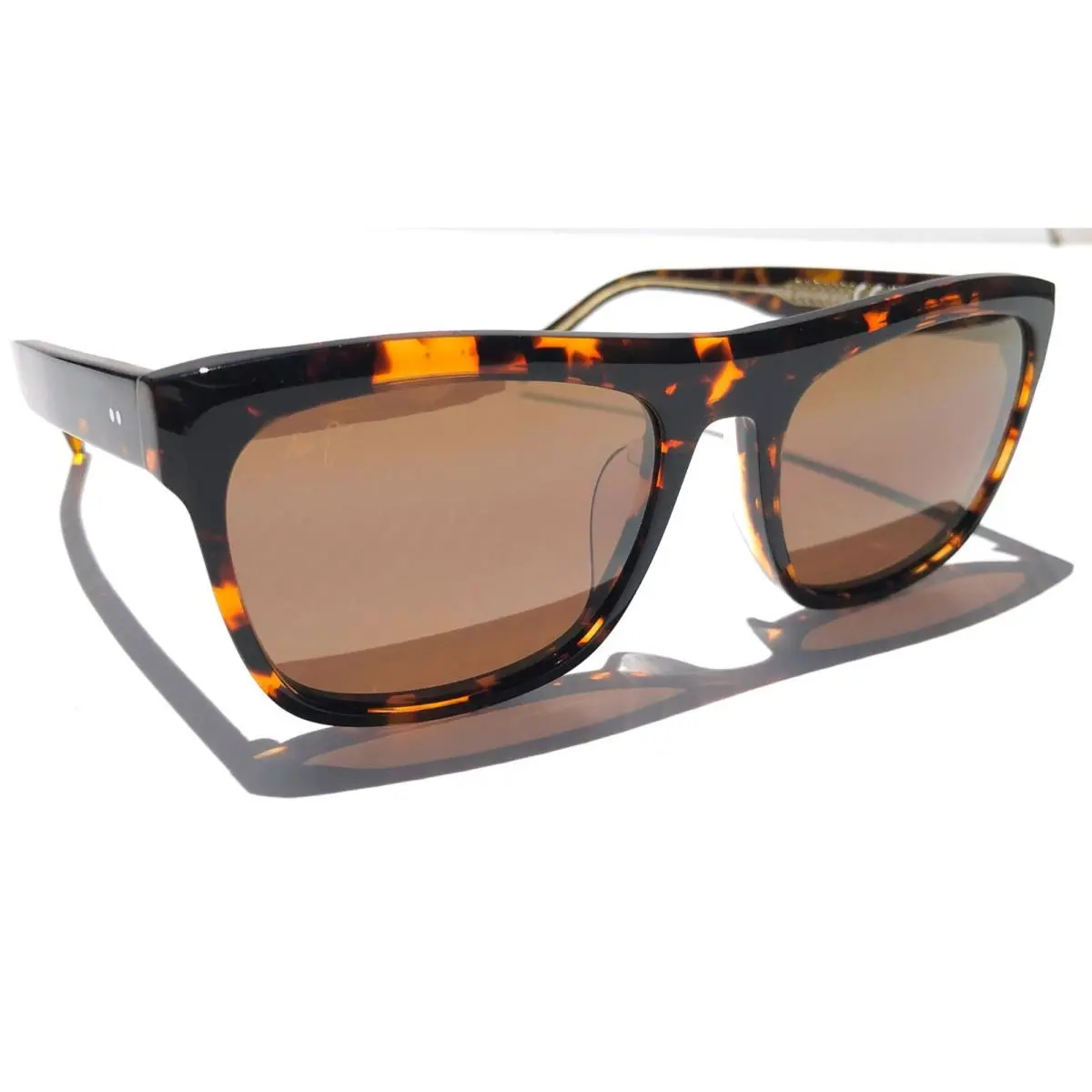 Maui Jim S-turn Tortoise Bronze Polarized Bronze Glass Sunglass H872-10