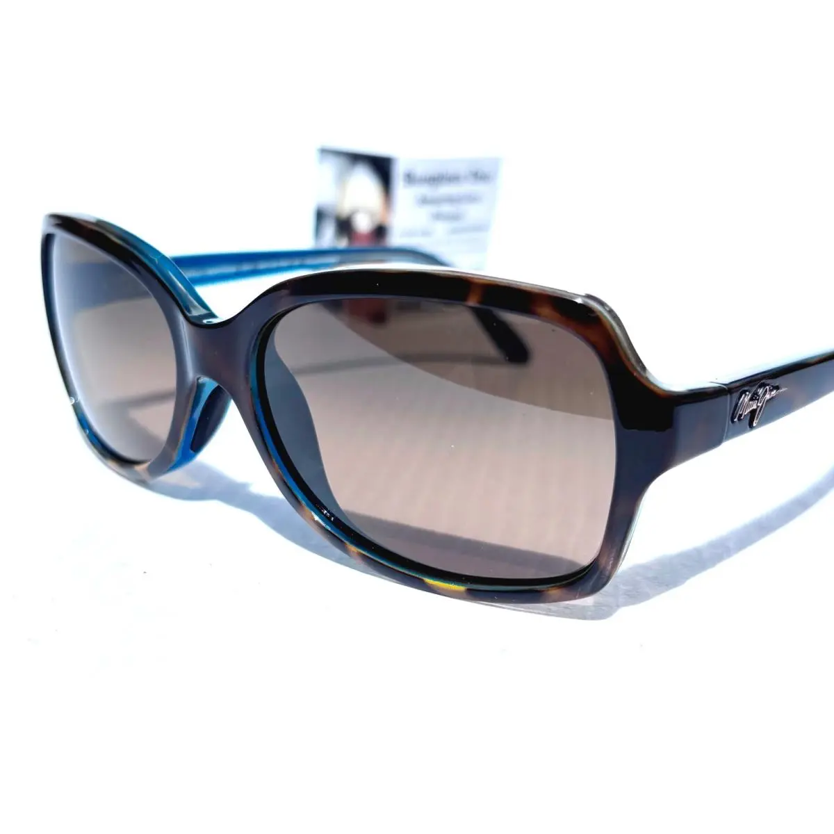 Maui Jim Cloud Break Tortoise Blue Polarized Hcl Bronze Glass Sunglass HS700-10P
