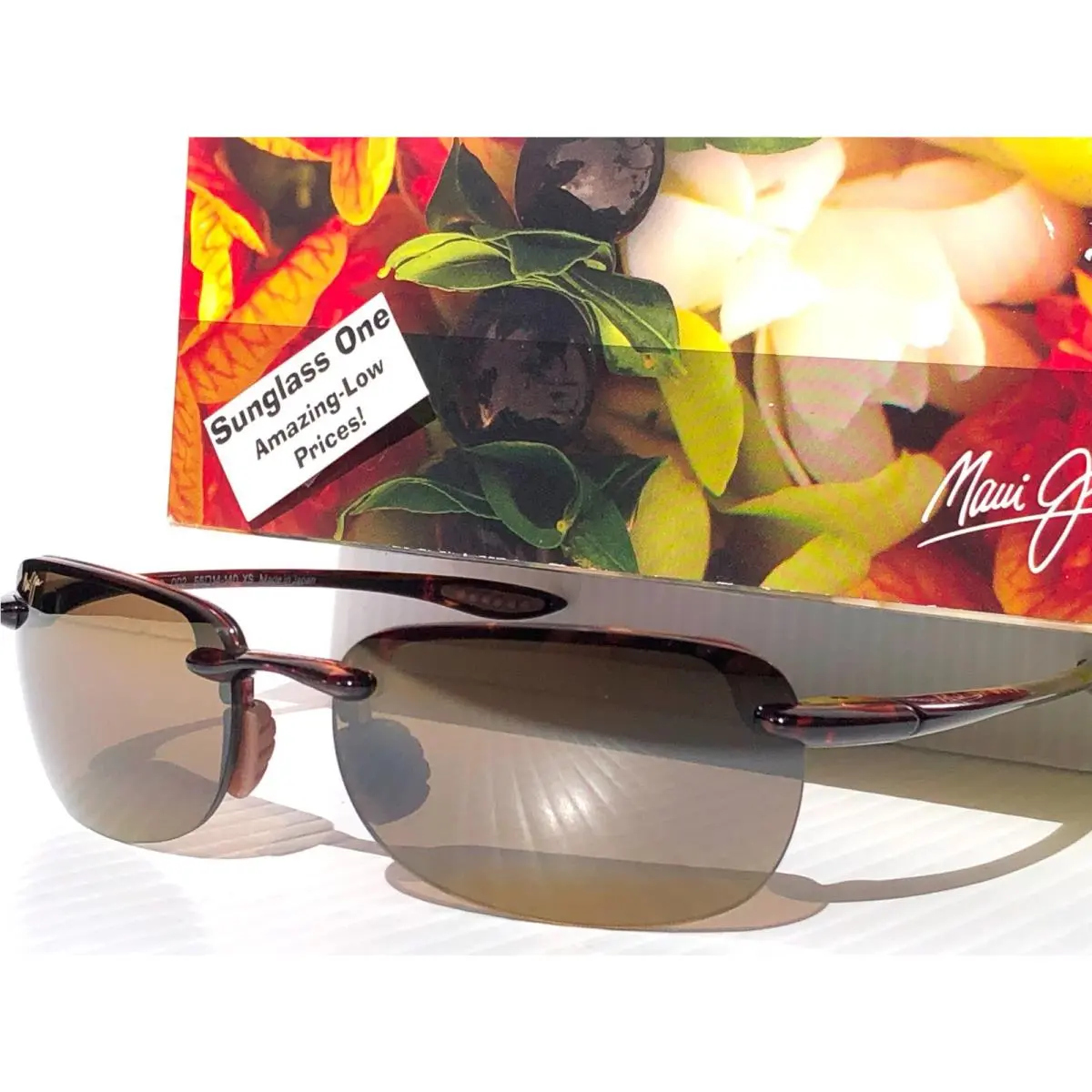Maui Jim Sandy Beach Tortoise Polarized Hcl Bronze Lens Sunglass H408-10
