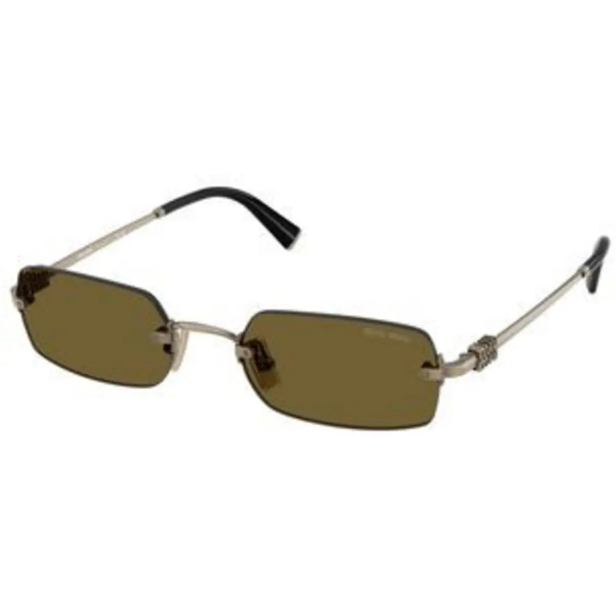 Miu Miu MU B 50 S Old Gold Dark Brown Polyamide Standard 26C09Z Sunglasses