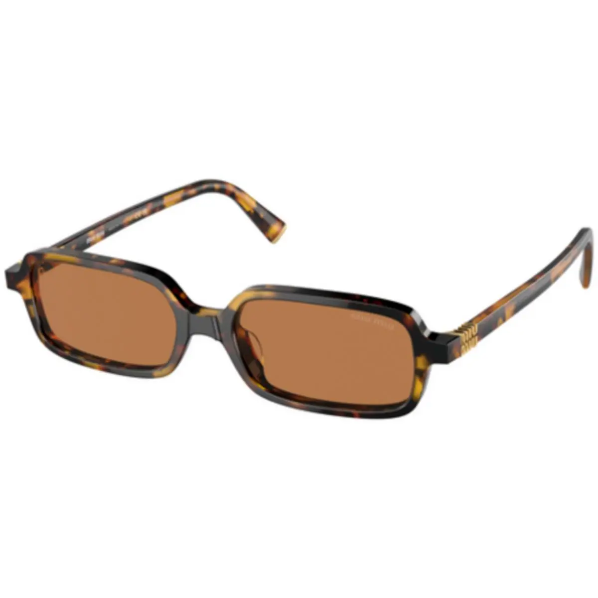 Miu Miu MU 11 ZS Honey Havana Brown Polyamide Standard VAU2Z1 Sunglasses