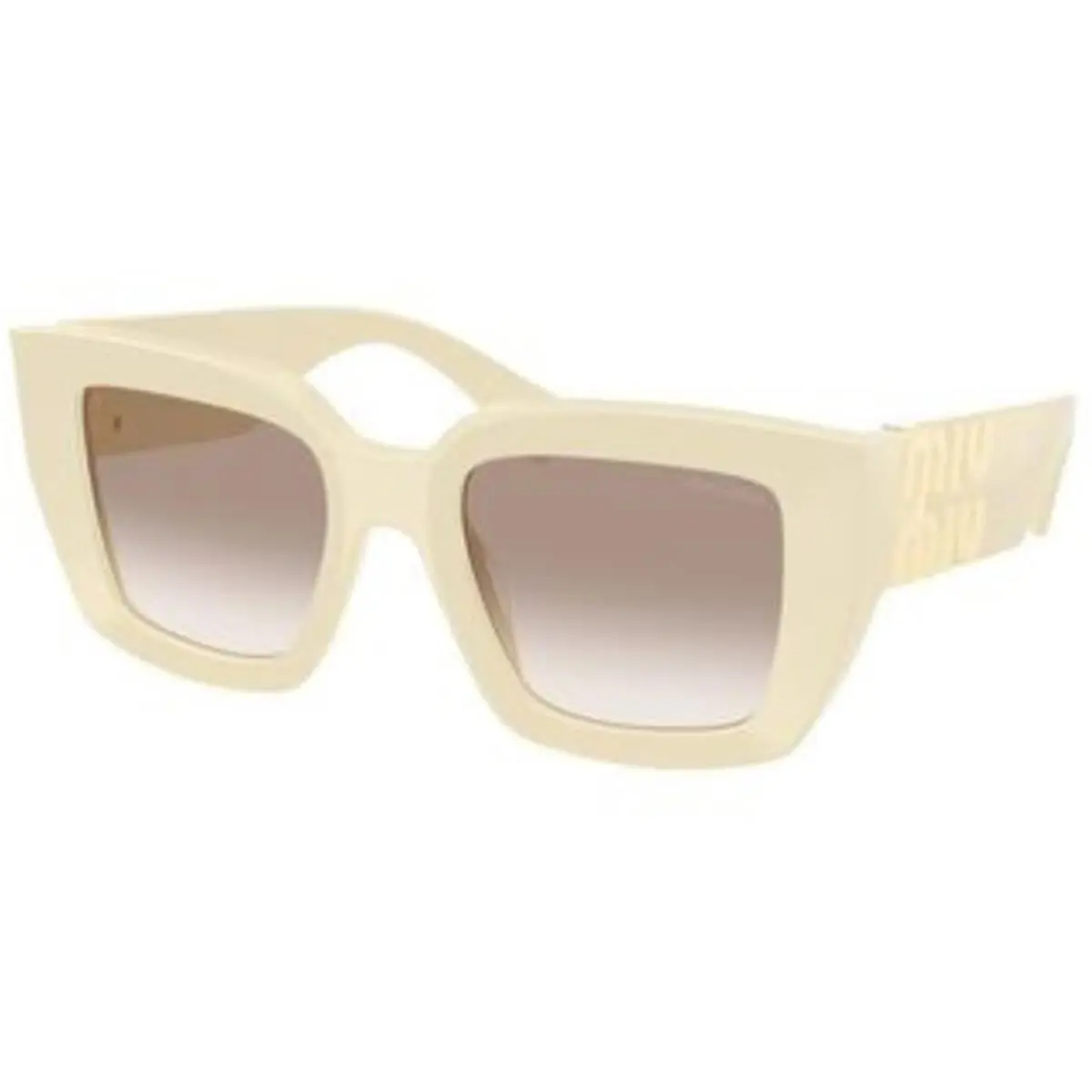 Miu Miu MU B 05 SF Milk Clear Gradient Brown Polyamide Standard 21D90L Sunglass