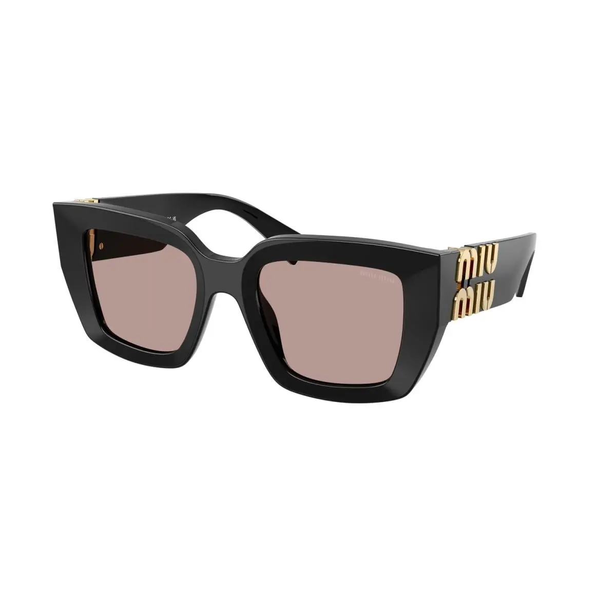 Miu Miu MU B05S 16K20I Black Light Purple Brown 51 mm Women`s Sunglasses