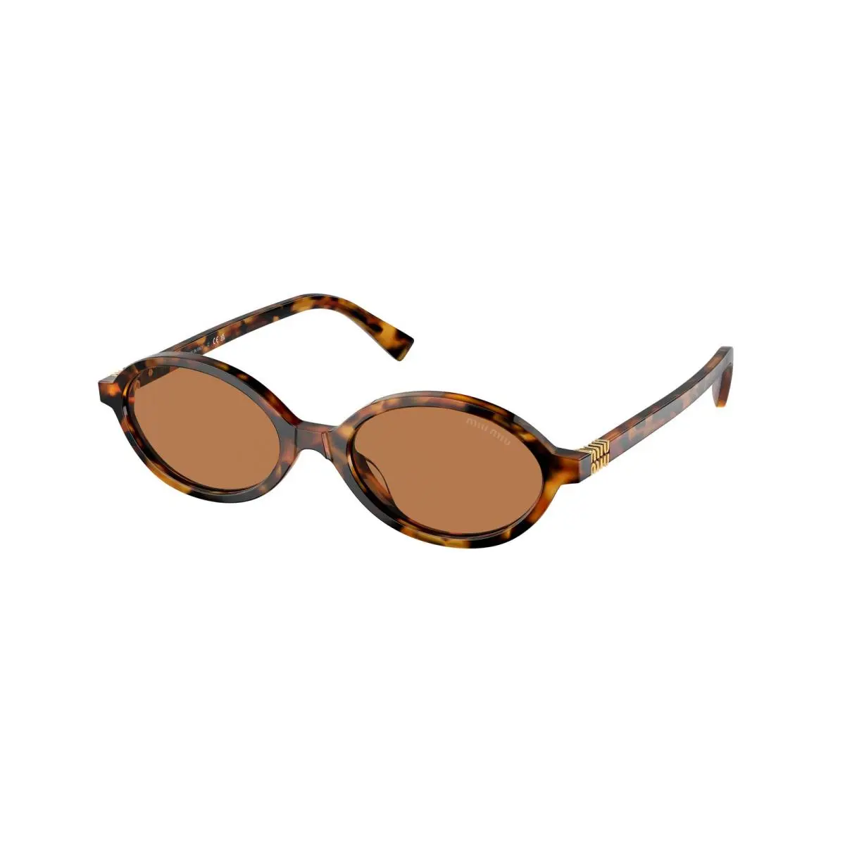 Miu Miu MU 4ZSF Havana Cork Brown 19P2Z1 Sunglasses
