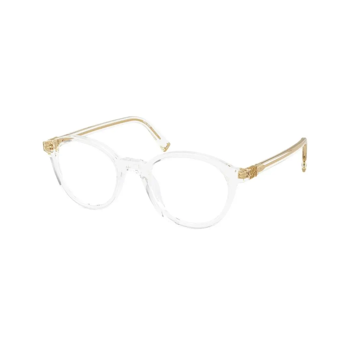 Miu Miu MU 02 WV Transparent Demo Lens 15Z1O1 Eyeglasses
