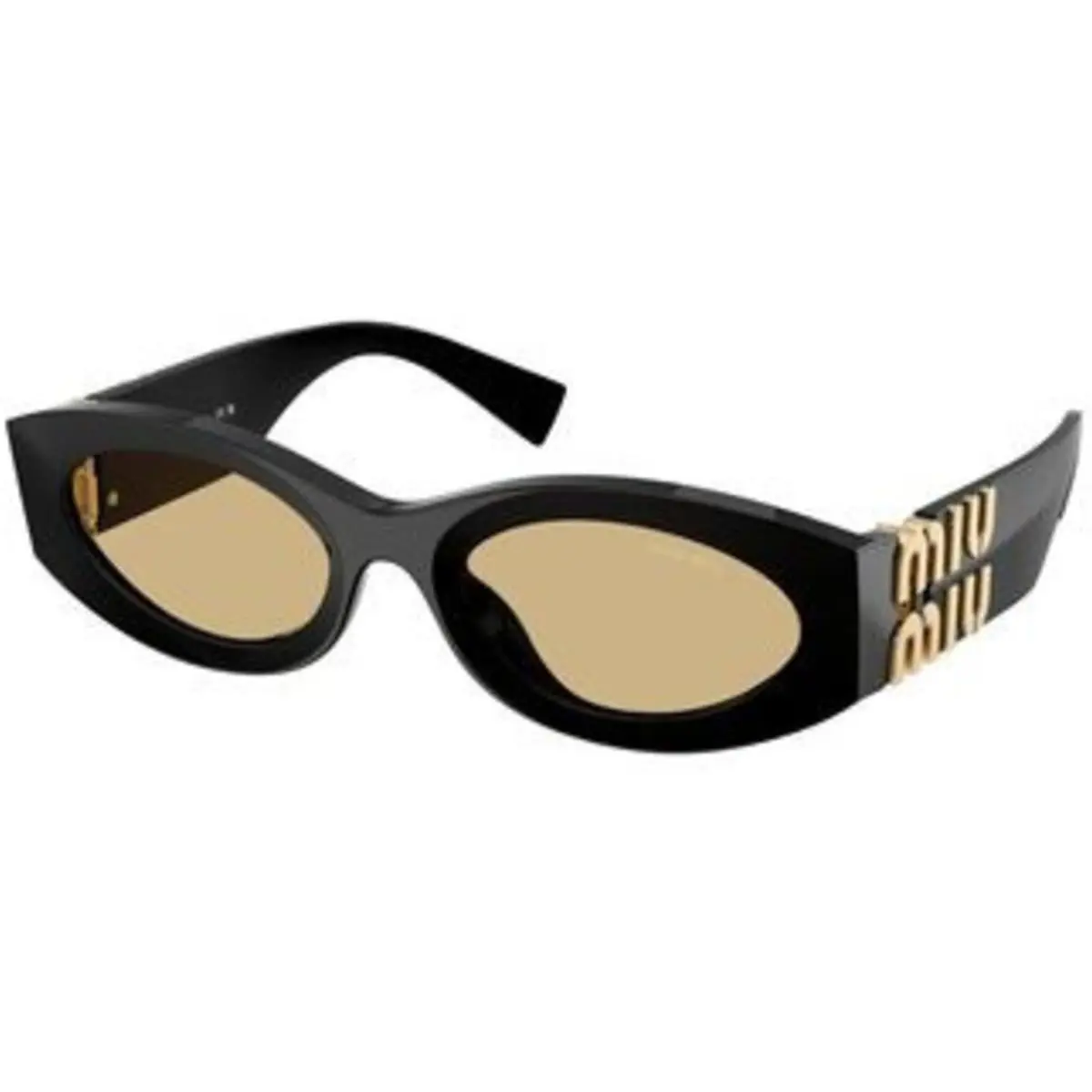 Miu Miu MU 11 WS Black Yellow Polyamide Standard 16K10R Sunglasses