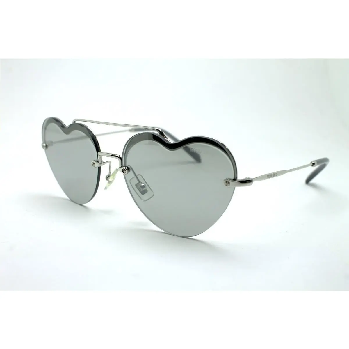 Miu Miu Smu 62U 1BC-1I2 Mirrored Sunglasses SIZE:58-17-140