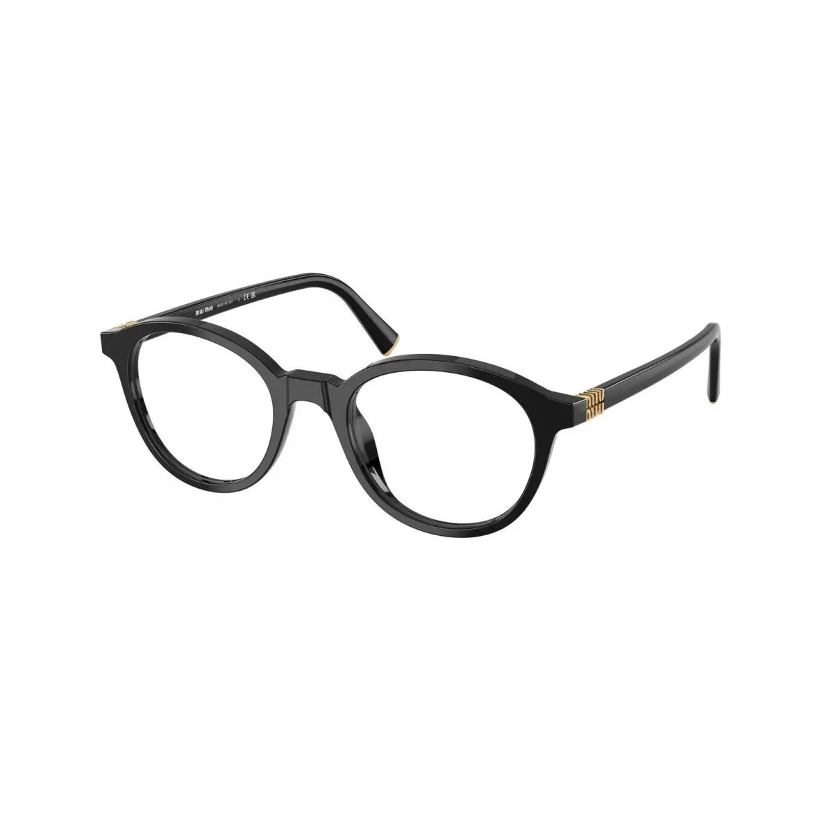 Miu Miu MU 02 WV Black Demo Lens 16K1O1 Eyeglasses
