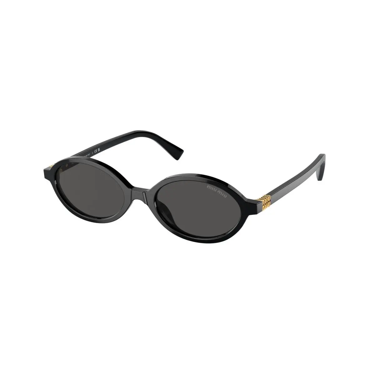 Miu Miu MU 4ZSF Black Dark Grey 1AB5S0 Sunglasses