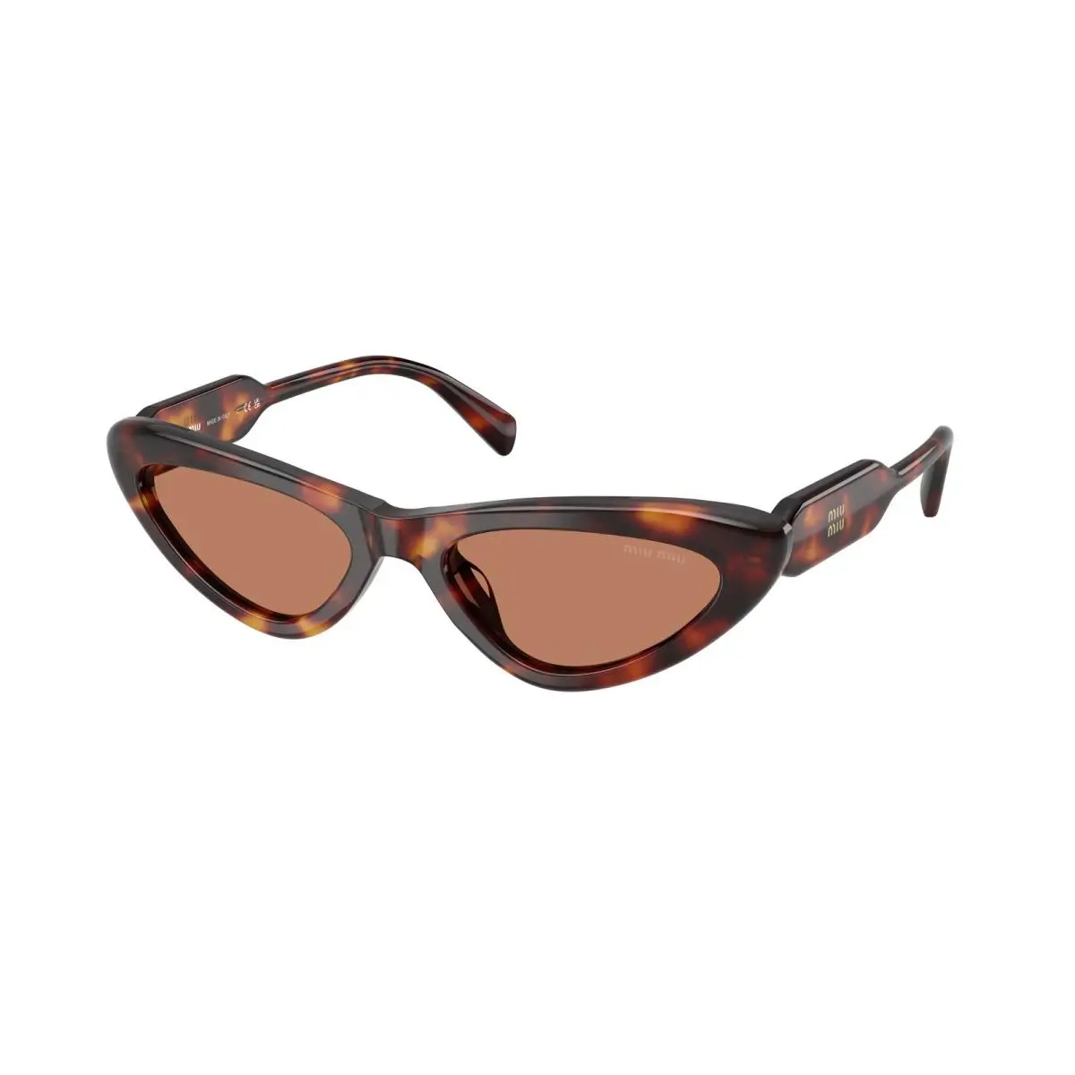 Miu Miu MU B11SU 27L90Q Havana Brown 55 mm Women`s Sunglasses