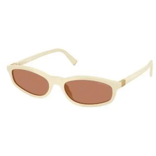 Miu Miu MU A 06 S Milk Brown Polyamide Standard 21D90Q Sunglasses