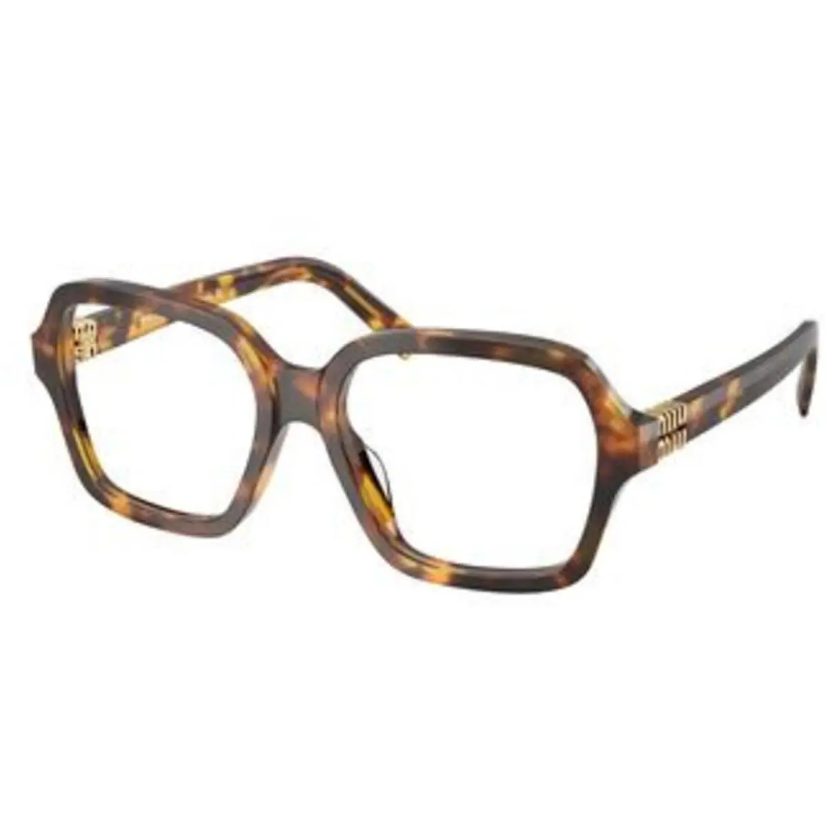 Miu Miu MU 03 Yvf Havana Honey Demo Lens 14L1O1 Eyeglasses