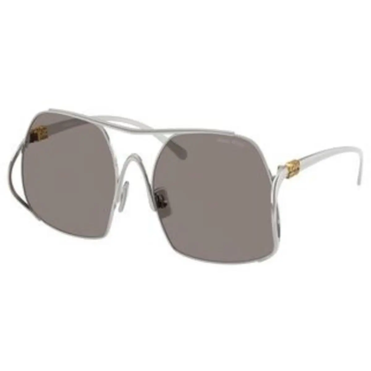Miu Miu MU A 55 S Silver Dark Grey Polyamide Standard 1BC80Q Sunglasses
