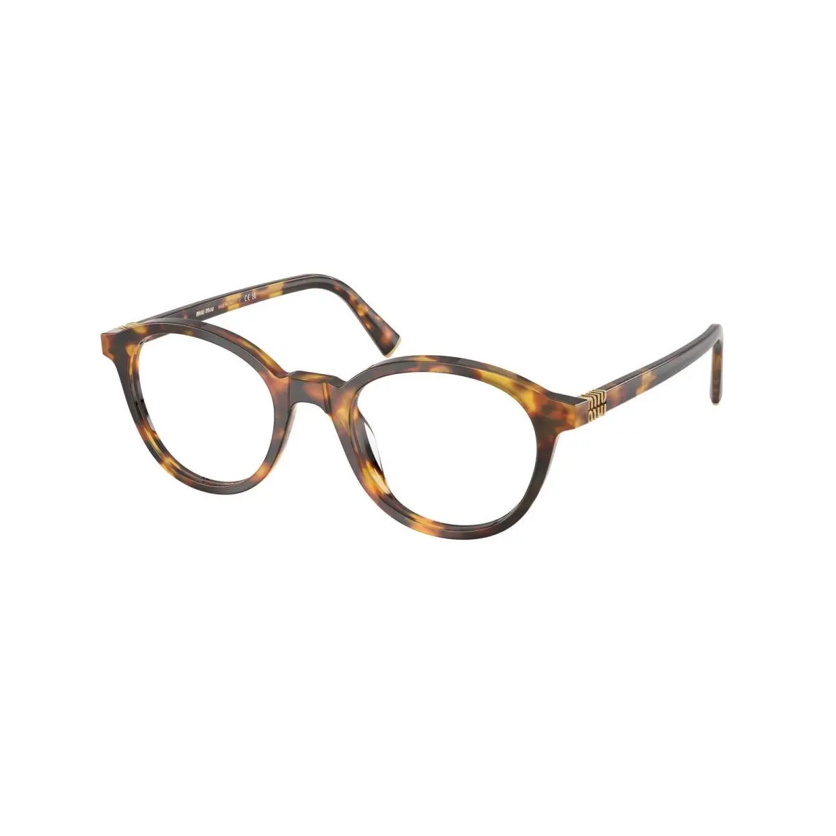 Miu Miu MU 02 WV Honey Havana Demo Lens 14L1O1 Eyeglasses