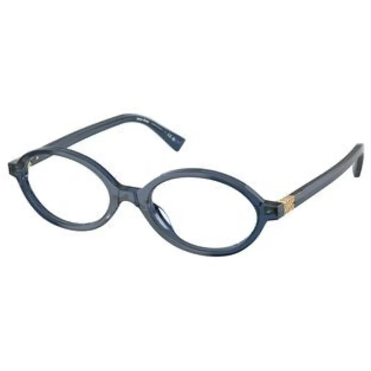 Miu Miu MU 01 XV Blue Crystal Demo Lens 08Q1O1 Eyeglasses