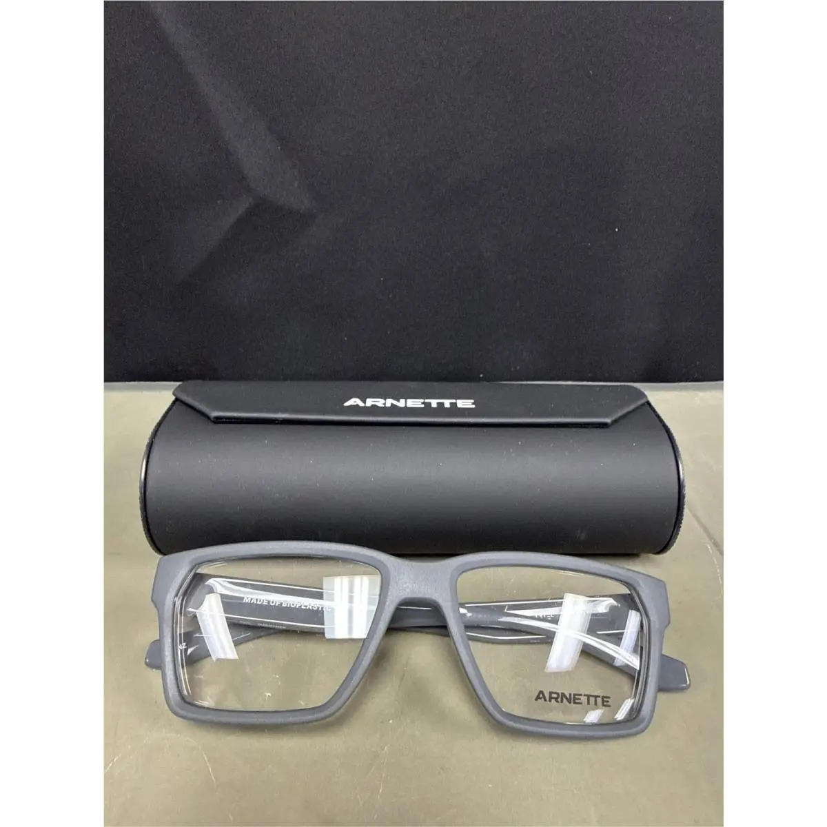 Mens An7257u Pinz Rectangular Prescription Eyewear Frames by Arnette