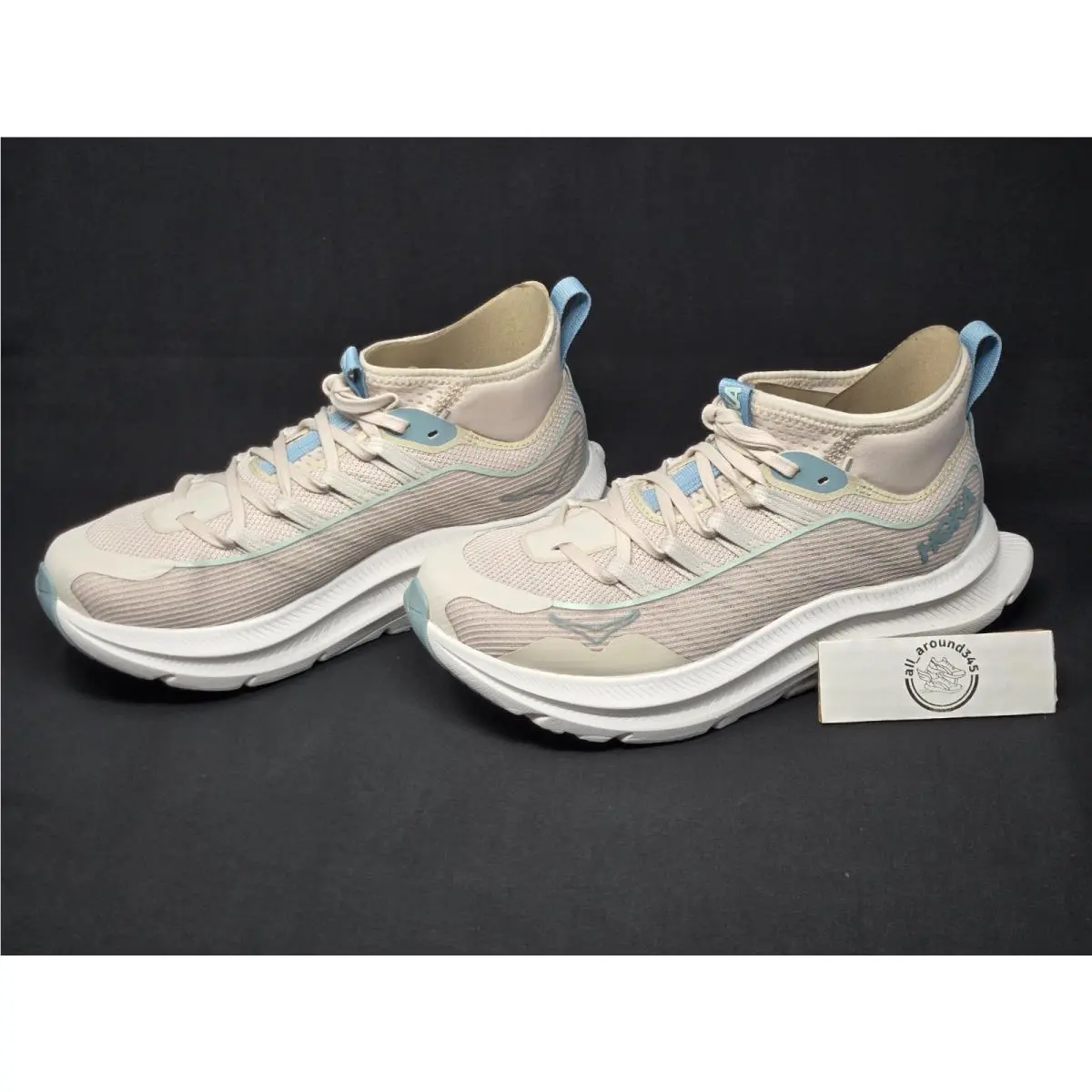 Hoka Kawana Mid Stucco White Womens Multi Sizes Training Shoes 1169290-SCW Nby