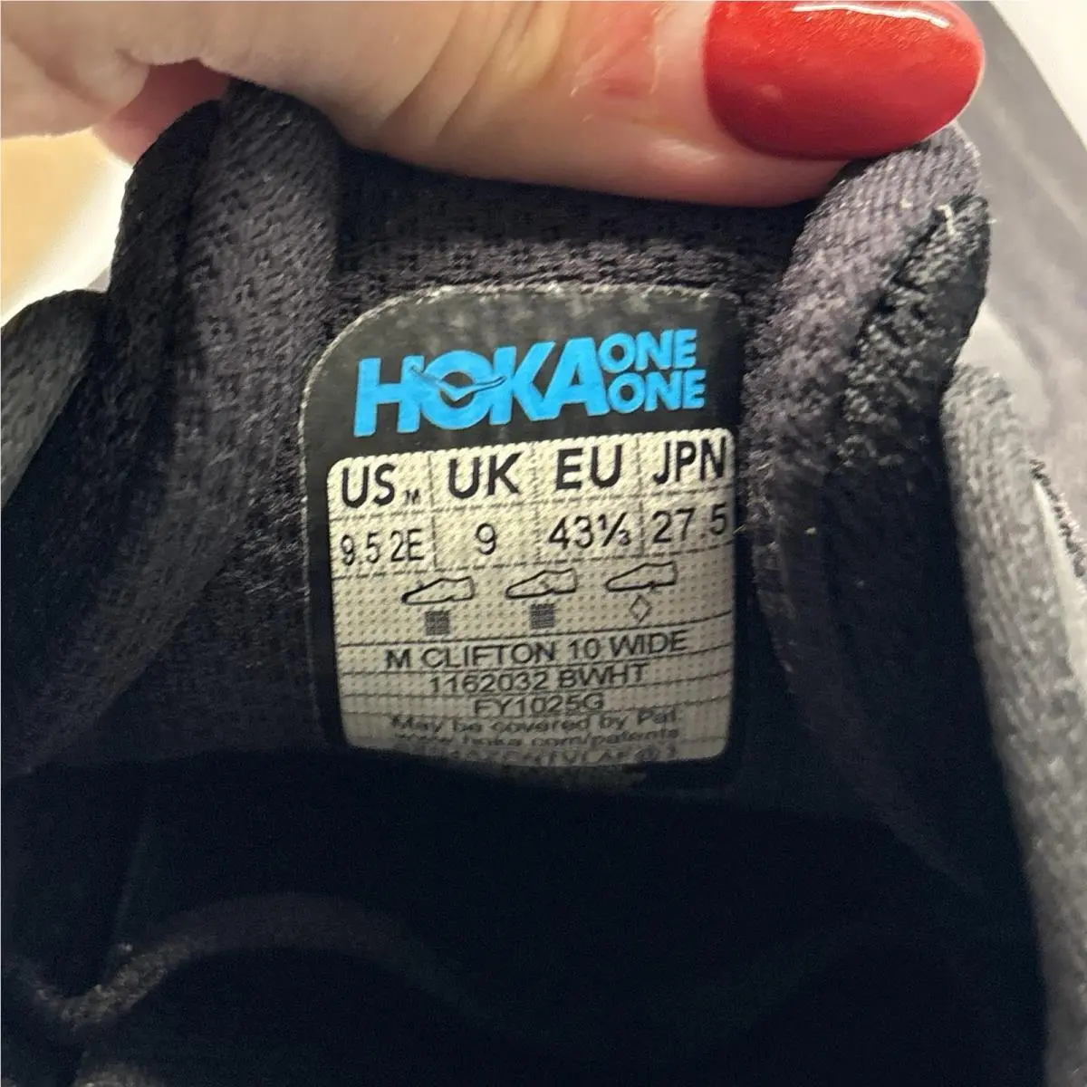 Hoka shoes - Hoka One One Clifton 10 - 1162032-BWHT - Black (UPC: 0197634753256) 15