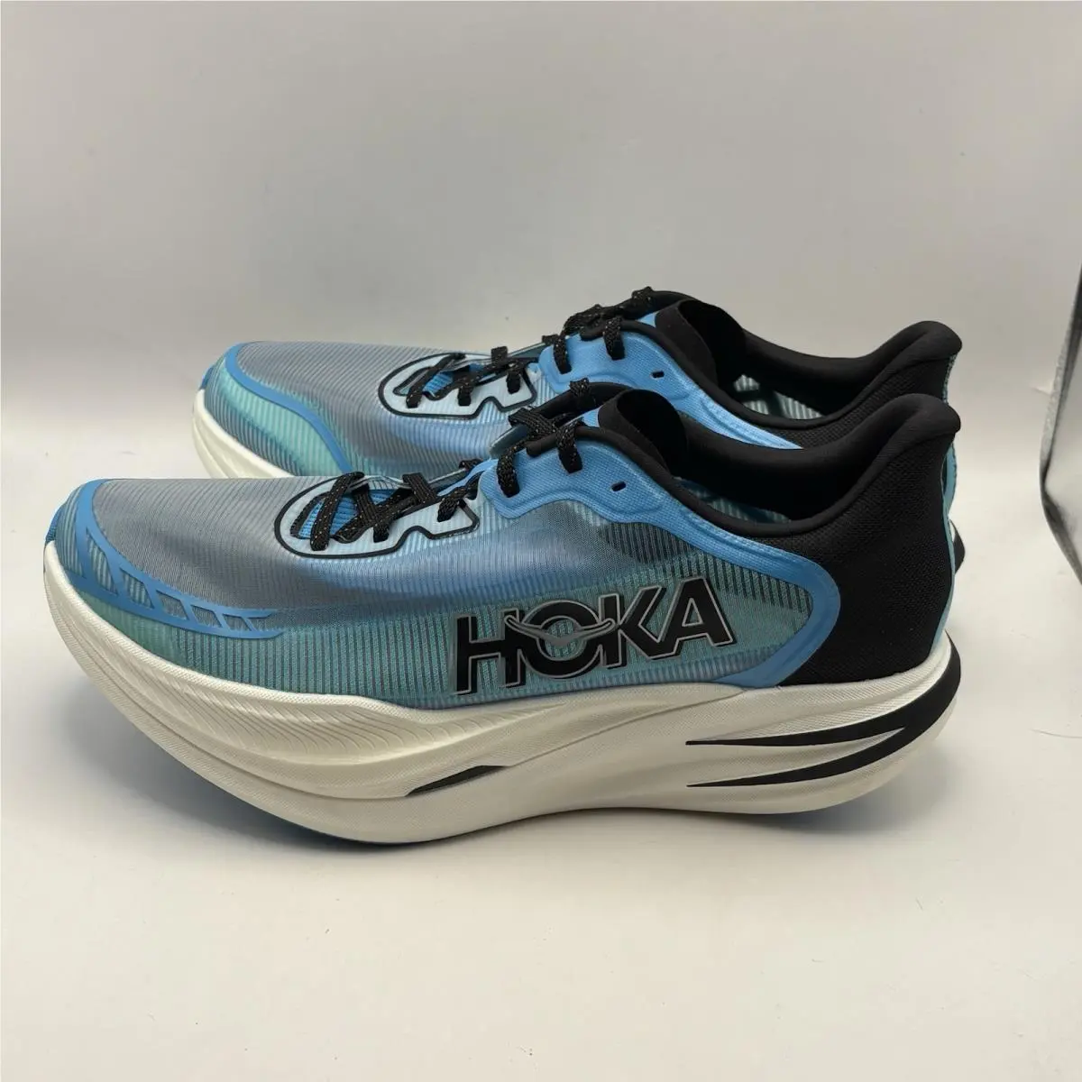 Hoka One One Cielo X1 2.0 Mens 12 Women`s Sz 13 Skyward Blue Shoes 1162053-SKYW