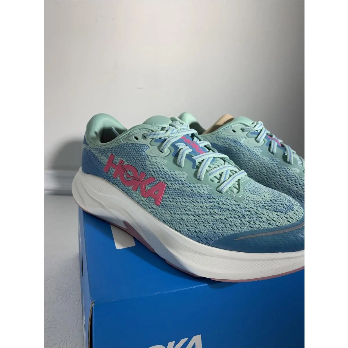 Hoka shoes - Hoka Rincon 4 - Rincon - Pink (UPC: 0198605197437) 0