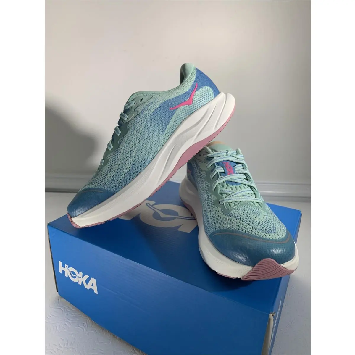 Hoka shoes - Hoka Rincon 4 - Rincon - Pink (UPC: 0198605197437) 6