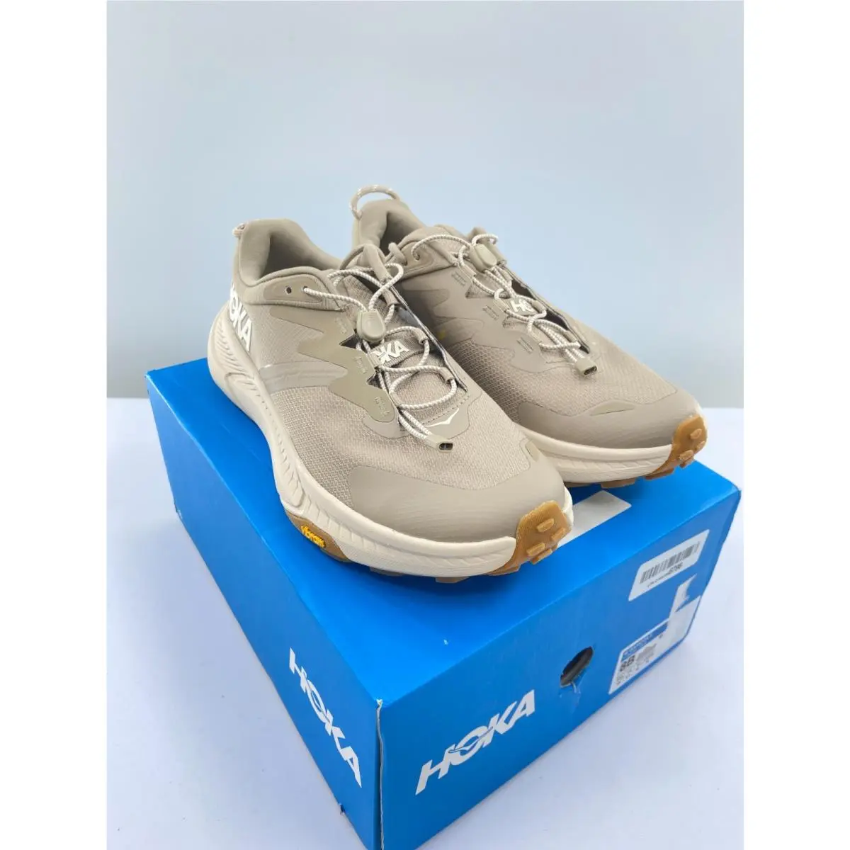 Hoka Transport Men`s- Size 8D- Dune/eggnog